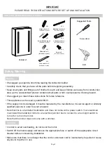 Предварительный просмотр 2 страницы Elegant Furniture And Lighting Elixir MRE8013 User Manual