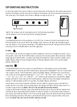 Предварительный просмотр 7 страницы Elegant Furniture And Lighting MF9902 Operating Manual