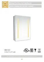 Elegant Furniture And Lighting MRE8003 User Manual предпросмотр