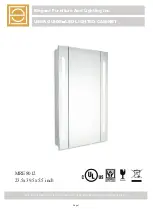 Предварительный просмотр 1 страницы Elegant Furniture And Lighting MRE8012 User Manual