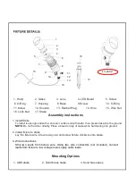 Предварительный просмотр 2 страницы ELEGANT Elitco Lighting C202 Installation Instructions