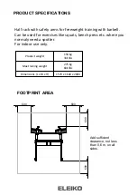 Preview for 3 page of Eleiko 3085102 Manual