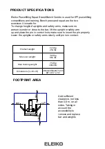 Предварительный просмотр 3 страницы Eleiko 3085245-060 User Manual