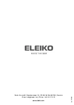 Preview for 8 page of Eleiko 3085335 Manual