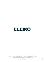 Preview for 12 page of Eleiko 3085600 Manual