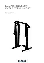 Предварительный просмотр 1 страницы Eleiko 3085601 Instruction Manual