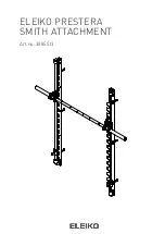 Eleiko PRESTERA SMITH ATTACHMENT Quick Start Manual предпросмотр