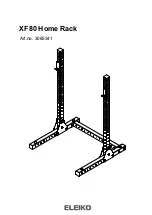 Eleiko XF80 Home Rack Assembly Instructions Manual предпросмотр