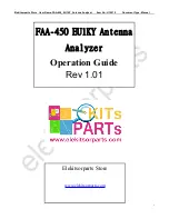 Предварительный просмотр 1 страницы Elekitsorparts FAA-450 Operation Manual