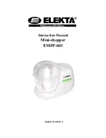 Предварительный просмотр 1 страницы Elekta EMFP-603 Instruction Manual