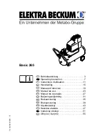 Elektra Beckum Compressor Pump Basic 265 (Greek)  preview