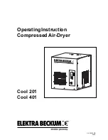 Elektra Beckum Cool 201 Operating Instructions Manual предпросмотр