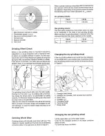 Предварительный просмотр 12 страницы Elektra Beckum Dry/Wet Grinding Machines TNS 150 W Operating Instructions Manual