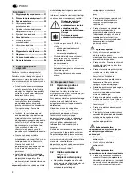 Preview for 22 page of Elektra Beckum RS 4000 Operating Instructions Manual