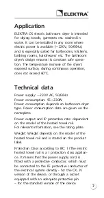 Preview for 7 page of ELEKTRA CX 700 Installation Manual