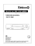 Preview for 1 page of ELEKTRA EKVF3060 Manual De Usuario