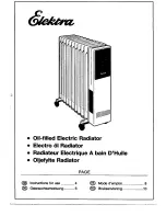 ELEKTRA EOR106 Instructions For Use предпросмотр