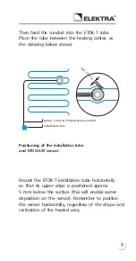 Предварительный просмотр 7 страницы ELEKTRA ETF-744/99 Installation Manual