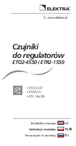 Предварительный просмотр 29 страницы ELEKTRA ETF-744/99 Installation Manual