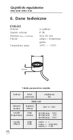 Предварительный просмотр 52 страницы ELEKTRA ETF-744/99 Installation Manual