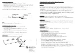 Предварительный просмотр 1 страницы ELEKTRA FE-S User Manual