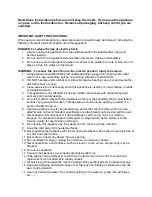 Предварительный просмотр 2 страницы ELEKTRA Health+ 8074 Instruction Manual