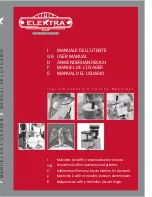 ELEKTRA ITALIAN ESPRESSO COFFEE MACHINES User Manual preview