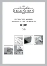 Предварительный просмотр 1 страницы ELEKTRA KUP Instruction Manual