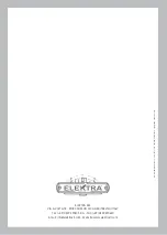 Предварительный просмотр 19 страницы ELEKTRA KUP Instruction Manual