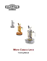 ELEKTRA Micro Casa a Leva S1 Training Manual предпросмотр