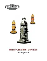 Предварительный просмотр 1 страницы ELEKTRA Micro Casa Mini Verticale Training Manual