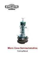 Предварительный просмотр 1 страницы ELEKTRA Micro Casa Semiautomatica Training Manual