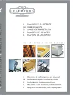 Preview for 1 page of ELEKTRA Professional espresso coffee machines User Manual