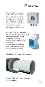 Предварительный просмотр 17 страницы ELEKTRA SelfTec 16 Installation Manual