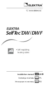 ELEKTRA SelfTec DW Installation Manual preview