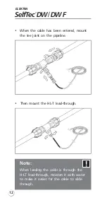 Preview for 12 page of ELEKTRA SelfTec DW Installation Manual