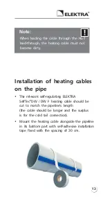 Preview for 13 page of ELEKTRA SelfTec DW Installation Manual