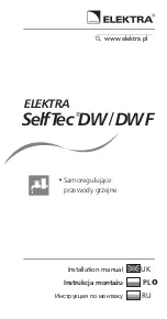 Preview for 23 page of ELEKTRA SelfTec DW Installation Manual