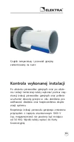 Preview for 39 page of ELEKTRA SelfTec DW Installation Manual