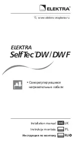 Preview for 45 page of ELEKTRA SelfTec DW Installation Manual