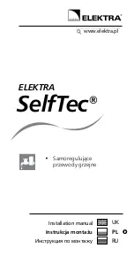 Предварительный просмотр 19 страницы ELEKTRA Selftec Installation Manual