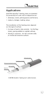 Preview for 3 page of ELEKTRA SnowTec Installation Manual