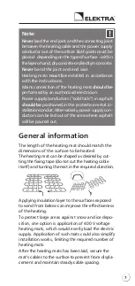 Preview for 7 page of ELEKTRA SnowTec Installation Manual