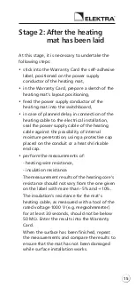 Preview for 15 page of ELEKTRA SnowTec Installation Manual