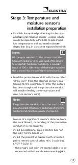 Preview for 17 page of ELEKTRA SnowTec Installation Manual