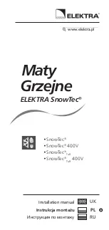 Preview for 29 page of ELEKTRA SnowTec Installation Manual