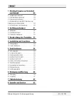 Preview for 23 page of Elektrabregenz MWS 8171 X User Manual