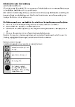 Preview for 2 page of Elektrabregenz SBSQ 4461 User Manual