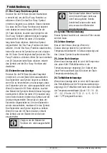 Preview for 22 page of Elektrabregenz SBSQ 4461 User Manual