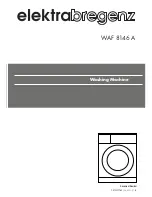 Elektrabregenz WAF 8146 A User Manual preview